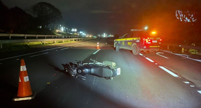 Homem morre atropelado por moto na BR-386