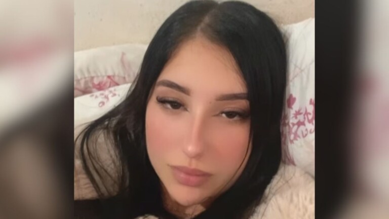 Na foto, a jovem morta em festa