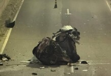 foto mostra o acidente na BR-116