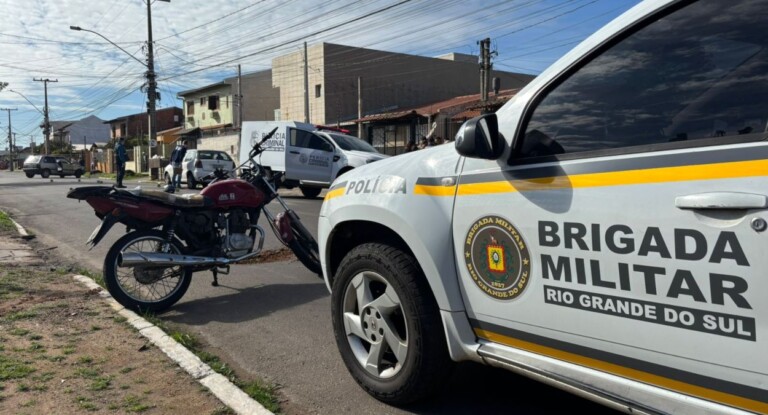 na foto, acidente em Canoas