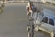 na foto, vídeo de acidente em Canoas