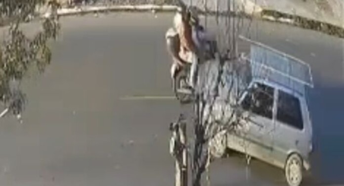 na foto, vídeo de acidente em Canoas