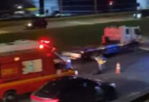 foto do acidente em nova santa rita na br-386