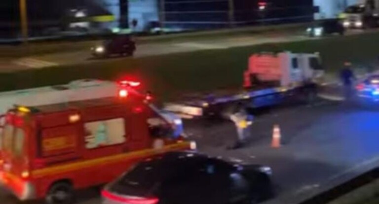 foto do acidente em nova santa rita na br-386