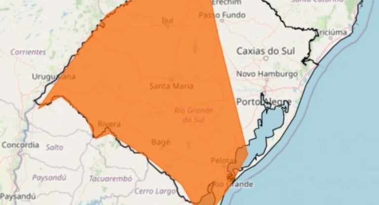 Inmet emite 5 alertas para o RS; fique atento