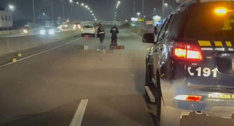 foto do pedestre atropelado na BR-116 em são leopoldo