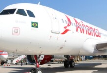 foto do avião da avianca