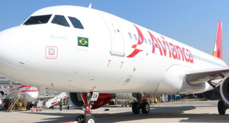 foto do avião da avianca