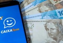 aplicativo mostra o caixa tem