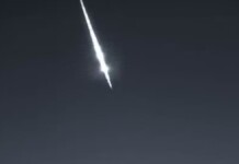 foto ilustra a chuva de meteoros perseidas