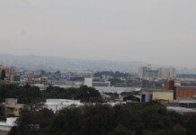 foto do tempo em canoas antes da chegada do ciclone