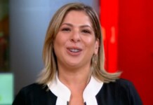 na foto, Daniela Lima antes de ser demitida