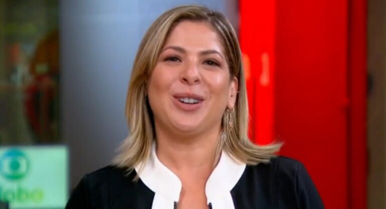na foto, Daniela Lima antes de ser demitida