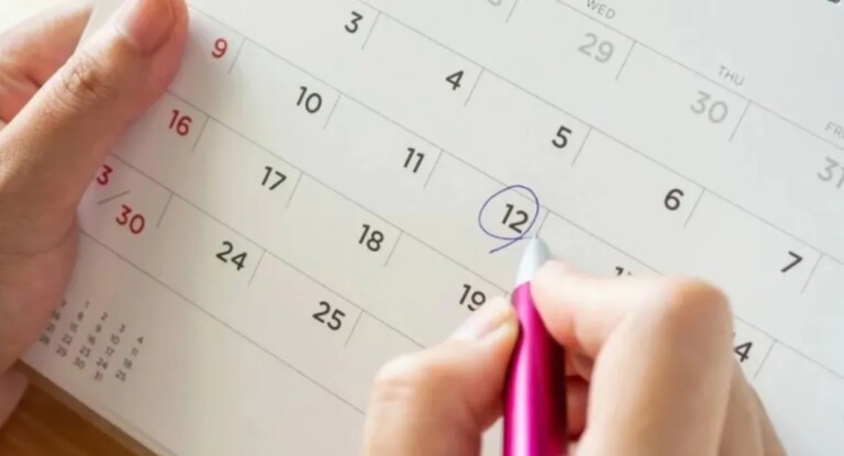 foto de calendário para feriados em 2026