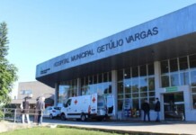 na foto, filho do prefeito de Sapucaia do Sul sofre acidente
