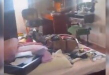 Na foto, a casa da famíia de Flávio Bolsonaro que foi assaltada