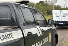 na foto, ocorrência envolvendo homem em Canoas