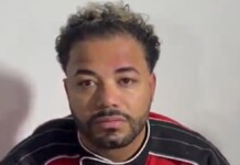 Imagem mostra o influenciador Hytalo Santos preso