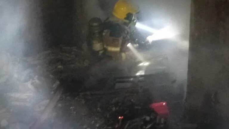 Incêndio destrói empresa