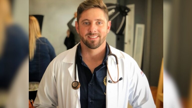 Na foto mostra o médico que morreu em acidente de carro