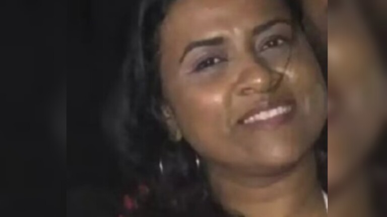 Na foto a mulher morta na Bahia