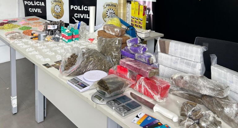 foto das apreensões da operação mercado de luxo