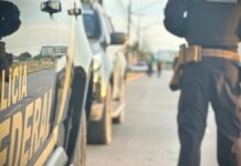 Na foto, a Polícia Federal de canoas