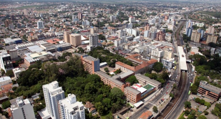 Você sabe por que Canoas tem esse nome? Foto mostra a cidade vista de cima