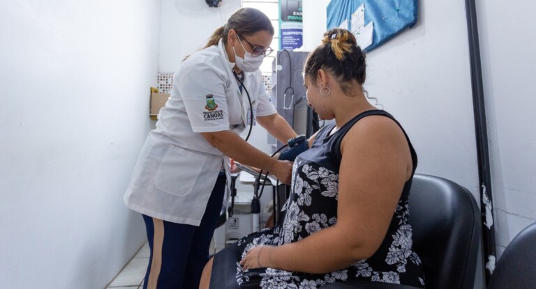 na foto, postos de saúde de Canoas