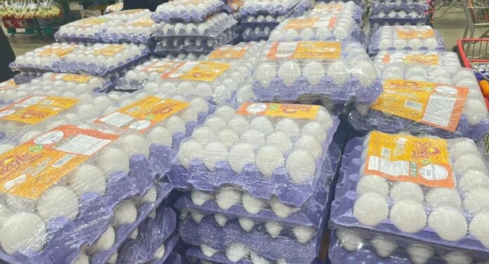 na foto, ovos em promoção em atacado de Canoas