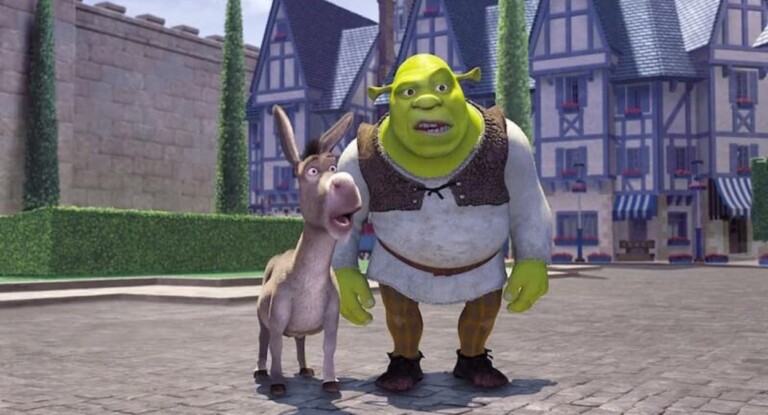 Imagem do ogro e do burro