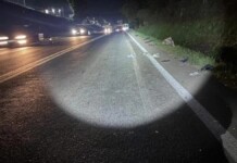 O local do acidente que homem morreu atropelado