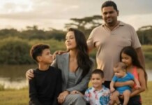 na foto, família morta em acidente na BR-153 em Goiás