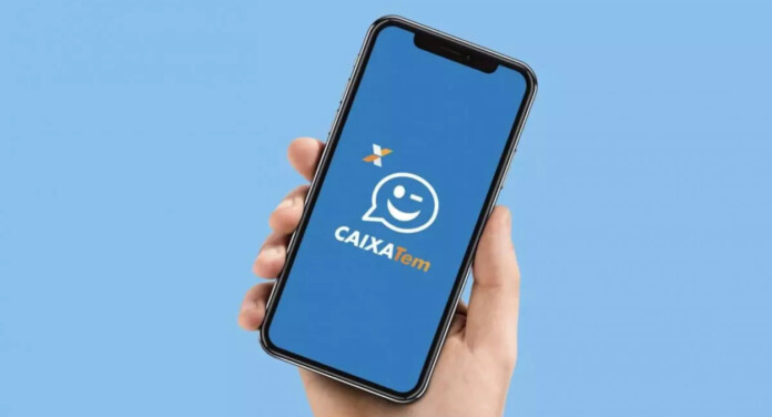 na foto, aplicativo do caixa tem