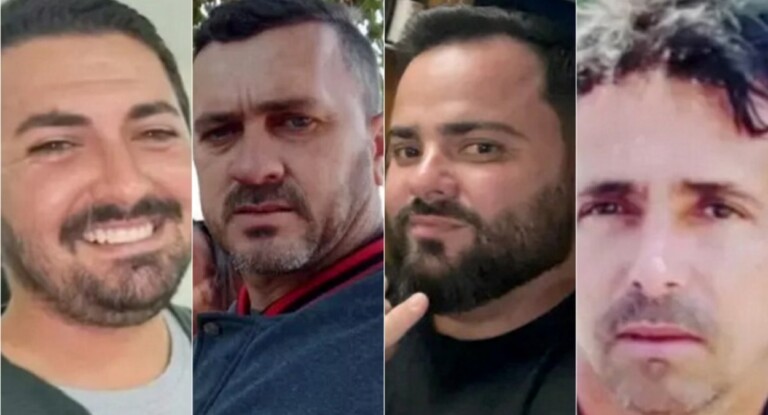 na foto, corpos dos desaparecidos em icaraíma