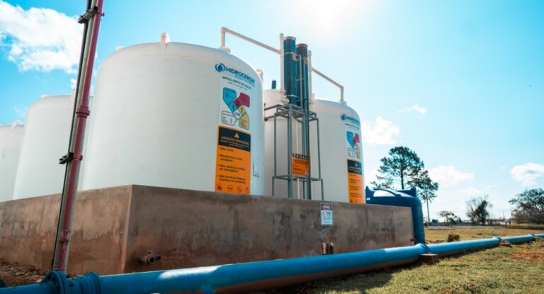 foto do novo sistema de tratamento de água da corsan em canoas