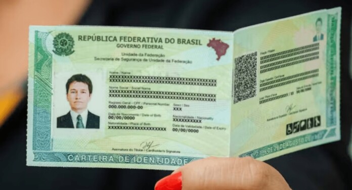 foto da nova carteira de identidade