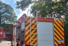 Casa onde aconteceu o incêndio que homem morreu