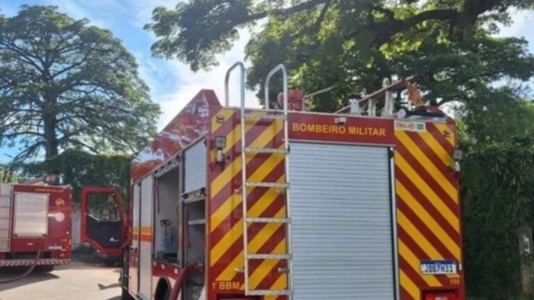 Casa onde aconteceu o incêndio que homem morreu