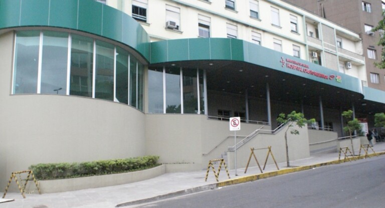 Na foto, hospital Hospital em que está idosa atacada por rottweilers.