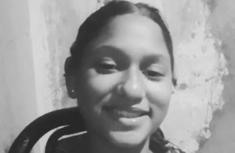 Imagem de menina que foi morta na escola