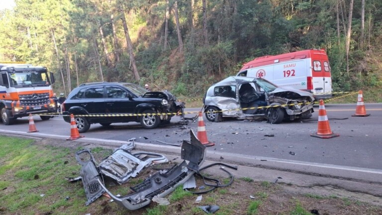 A ocorrência que o motorista morreu em acidente.