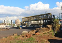 Obra do túnel da domingo martins