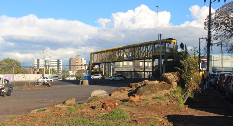 Obra do túnel da domingo martins
