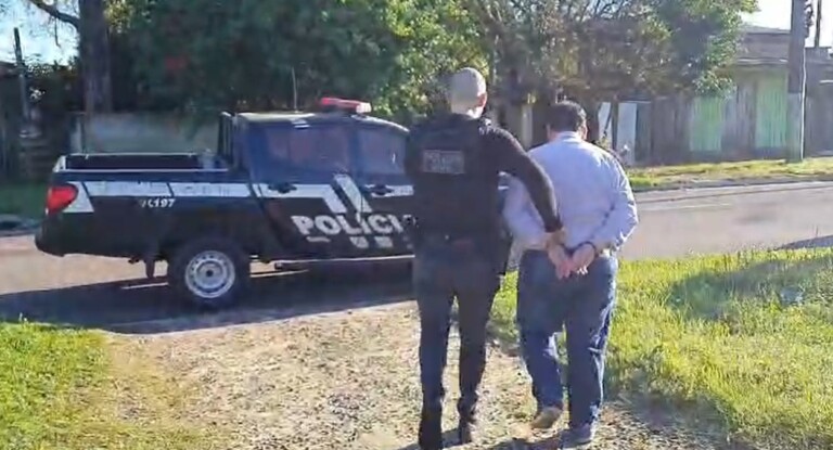 Foto do pastor preso em Canoas pela Polícia Civil
