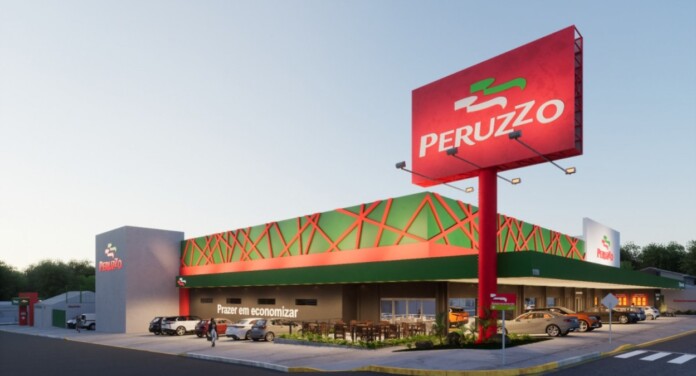 na foto, filial do supemercado peruzzo