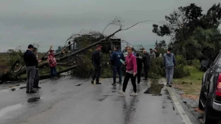 cidade de santa vitória do palmar após temporal