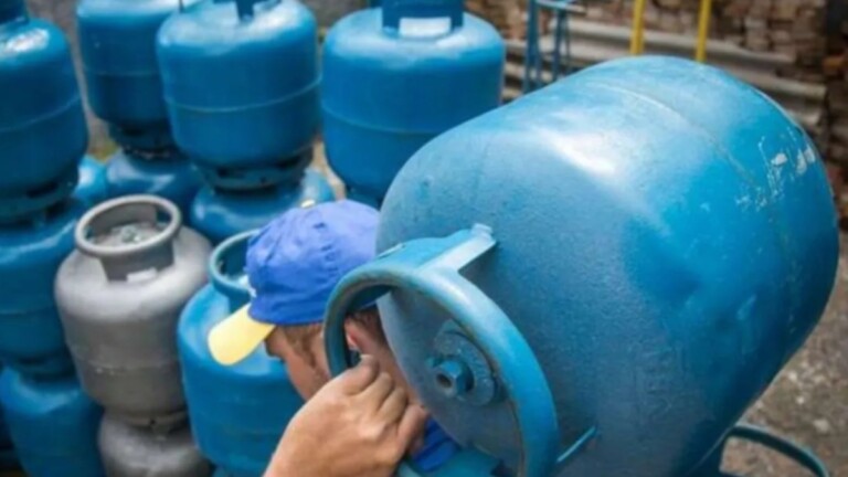 A usina de gás usando lixo