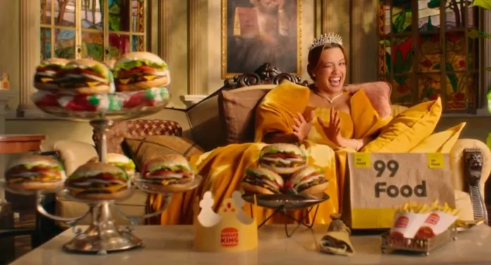 “Descontos de Rei”: 99Food e Burger King surpreendem clientes