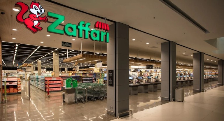 na foto, fachada do zaffari que comprou prédio do carrefour